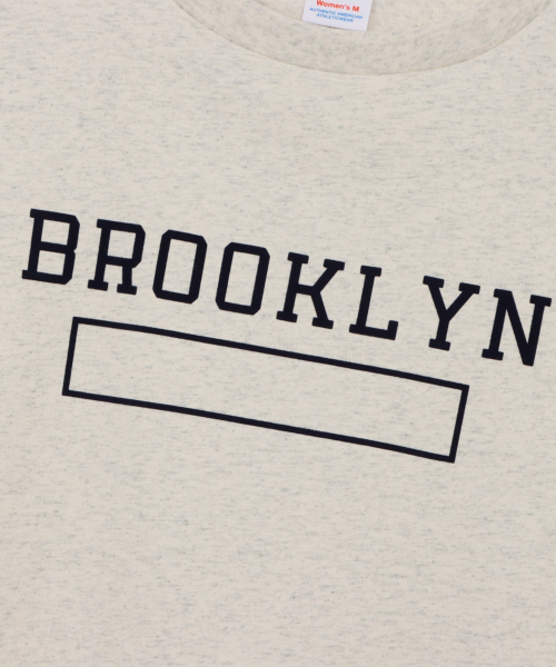 Women`s New York Lettering Short Sleeve T-Shirt Oatmeal