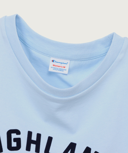 Women`s New York Lettering Short Sleeve T-Shirt Light Blue