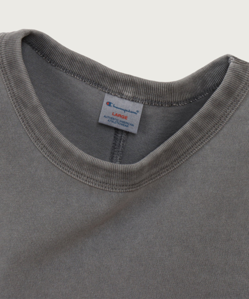 Pigment Dyed Pocket Short Sleeve T-Shirt Medium Grey