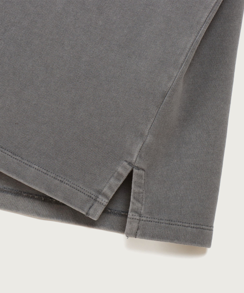 Pigment Dyed Pocket Short Sleeve T-Shirt Medium Grey