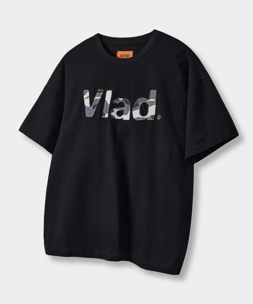 VLAD CUT-OFF APPLIQUE SHORT SLEEVE T-SHIRT_4 COLOR