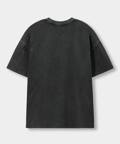 VLAD CUT-OFF APPLIQUE SHORT SLEEVE T-SHIRT_4 COLOR