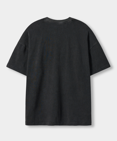 VLAD CUT-OFF APPLIQUE SHORT SLEEVE T-SHIRT_4 COLOR