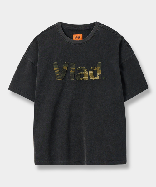 VLAD CUT-OFF APPLIQUE SHORT SLEEVE T-SHIRT_4 COLOR