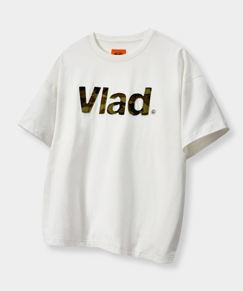 VLAD CUT-OFF APPLIQUE SHORT SLEEVE T-SHIRT_4 COLOR