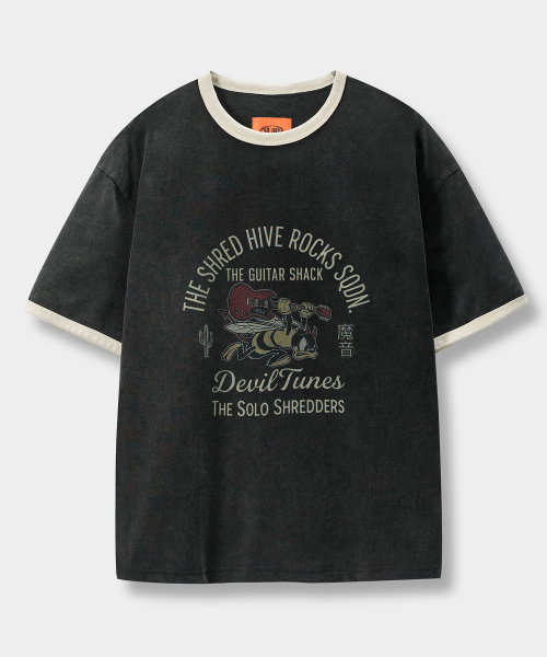 VLAD VINTAGE ARCH RINGER SHORT SLEEVE T-Shirt_2 COLOR