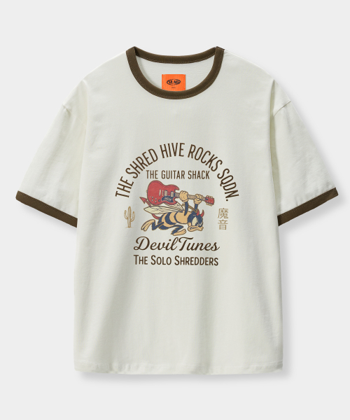 VLAD VINTAGE ARCH RINGER SHORT SLEEVE T-Shirt_2 COLOR