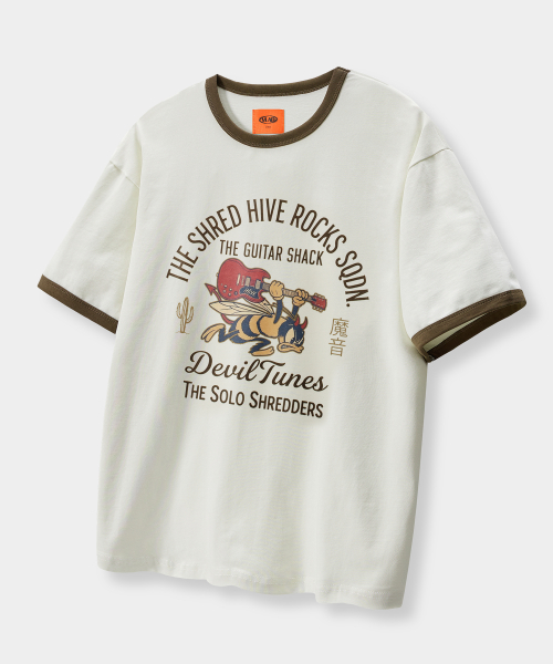 VLAD VINTAGE ARCH RINGER SHORT SLEEVE T-Shirt_2 COLOR