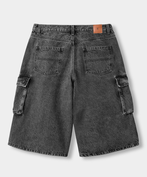 M65 PARACHUTE BERMUDA CURVED DENIM PANTS_2 COLOR