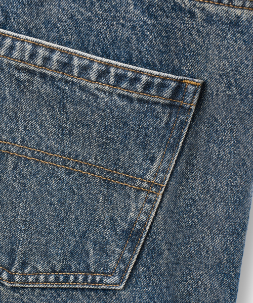 M65 PARACHUTE BERMUDA CURVED DENIM PANTS_2 COLOR