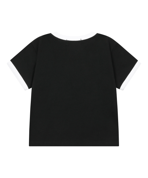 [KIDS] LOVRITS MINI HEART LOGO RINGER HALF T (2COLOR)