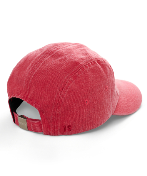 MATIN WASHED CAMP CAP IN RED