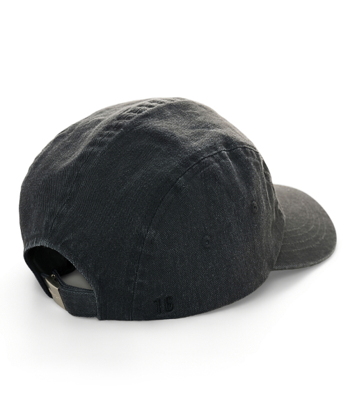 MATIN WASHED CAMP CAP IN BLACK