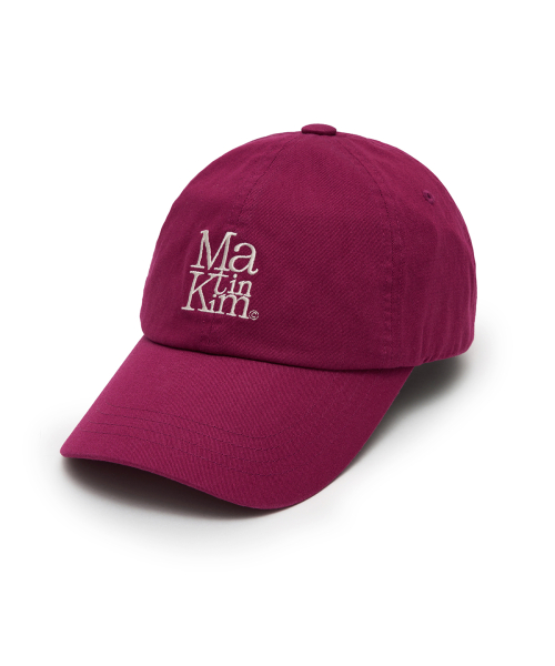 MATIN BLOCK LOGO BALL CAP IN VIOLET
