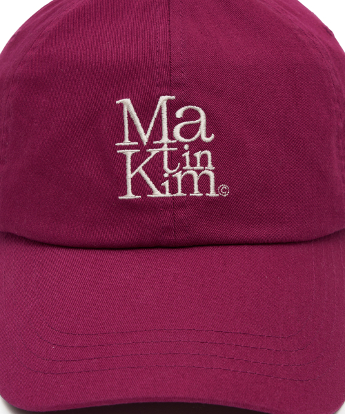 MATIN BLOCK LOGO BALL CAP IN VIOLET