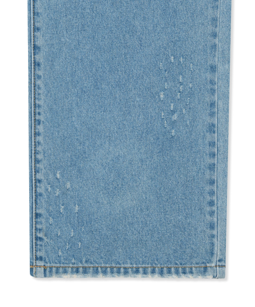DISTRESSED DENIM PANTS FOR MEN IN BLUE