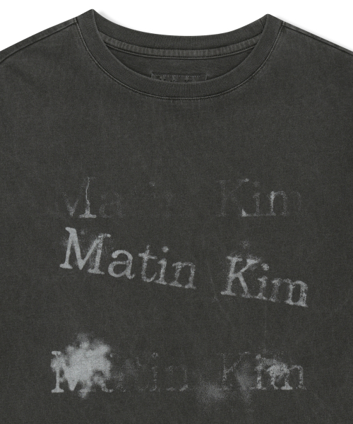 PIGMENT GRAFFITI LOGO TOP IN CHARCOAL