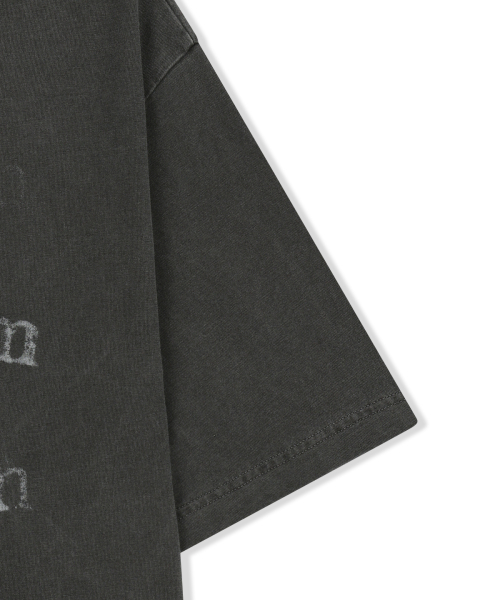 PIGMENT GRAFFITI LOGO TOP IN CHARCOAL