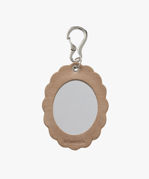 Biscuit Mirror Charm / Beige