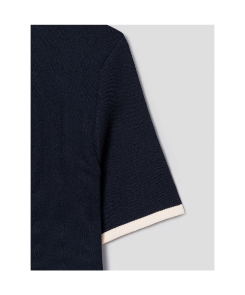 Damian Knit Top Navy (TA5751A05R)