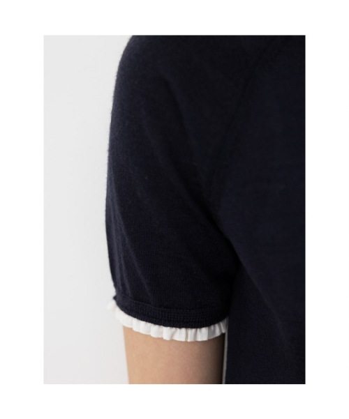 Paola Knit Top Navy (TA5751A06R)