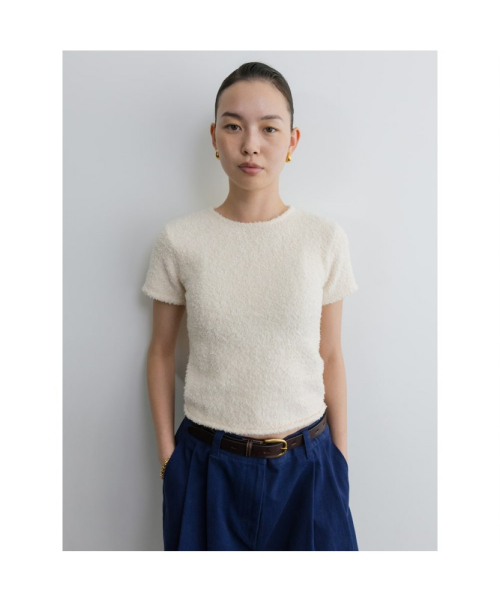 Disco Knit Top Ivory (TA5751A040)