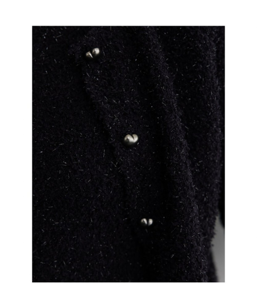 Disco Knit Top Navy (TA5751A04R)