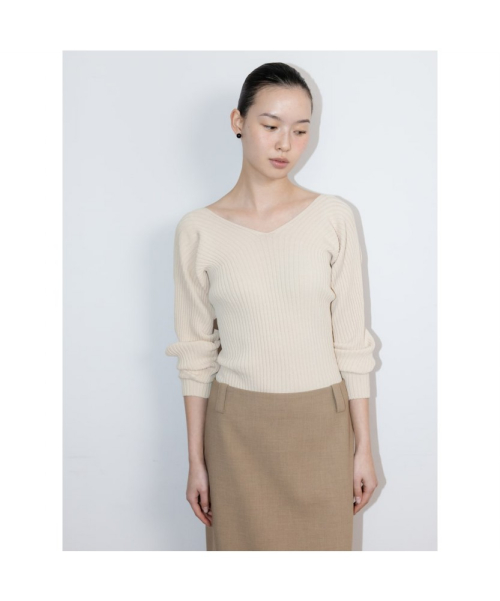 Spring Delia Knit Top Ivory (TA6251A070)