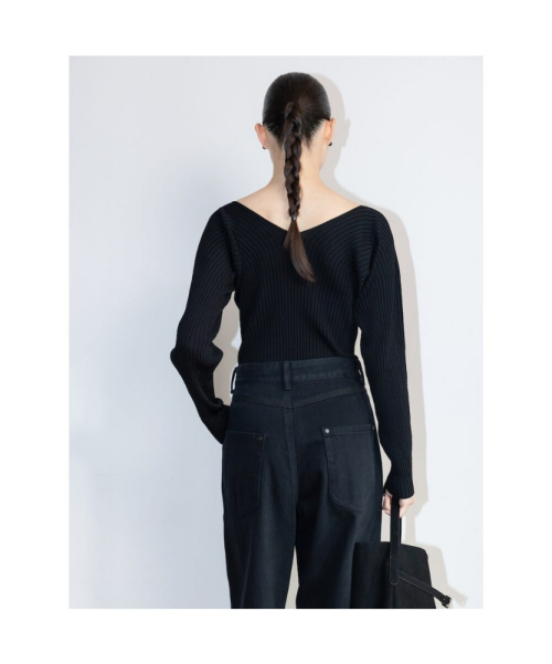 Spring Delia Knit Top Black (TA6251A075)