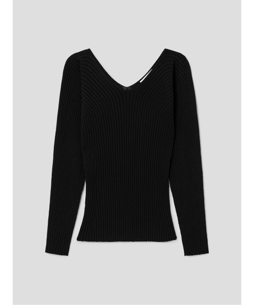 Spring Delia Knit Top Black (TA6251A075)