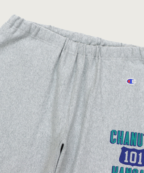 Reverseweave Graphic Sweat Shorts Oxford Grey