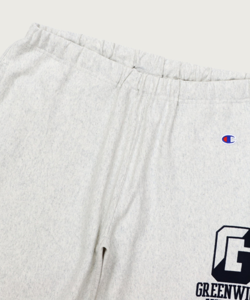 Reverse Weave Graphic Sweat Shorts Oatmeal