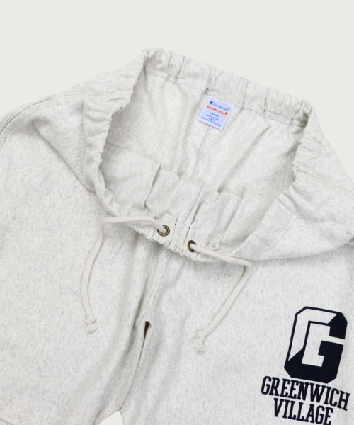 Reverse Weave Graphic Sweat Shorts Oatmeal