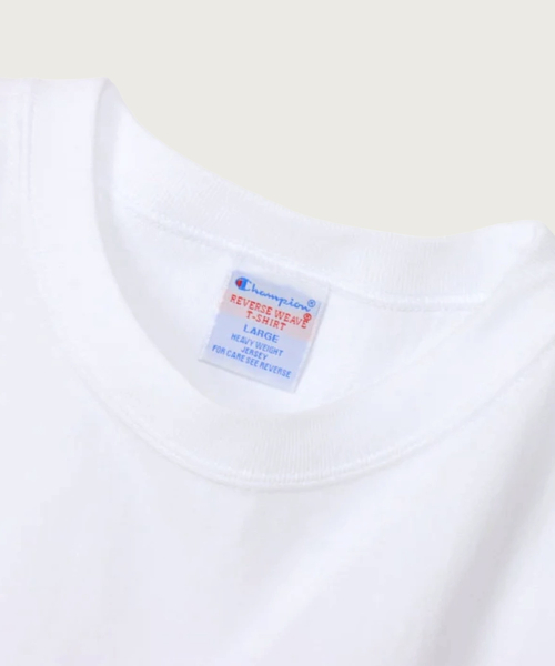 Reverse Weave Loose Fit Pocket Short Sleeve T-Shirt White