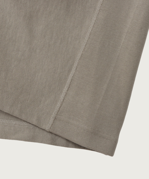 Reverse Weave C Logo Short Sleeve T-Shirt Grey