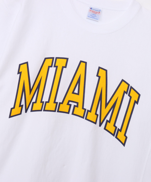 Reverse Weave College Graphic Short Sleeve T-Shirt White