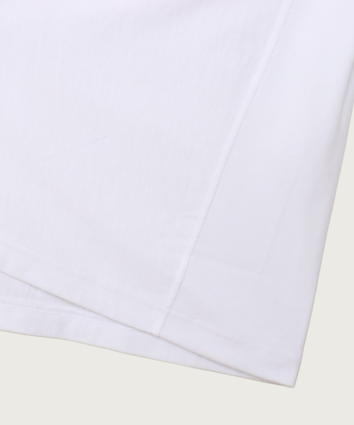 Reverse Weave College Graphic Short Sleeve T-Shirt White