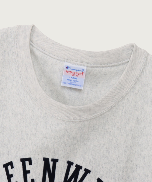 Reverse Weave City Graphic Short Sleeve T-Shirt Oatmeal