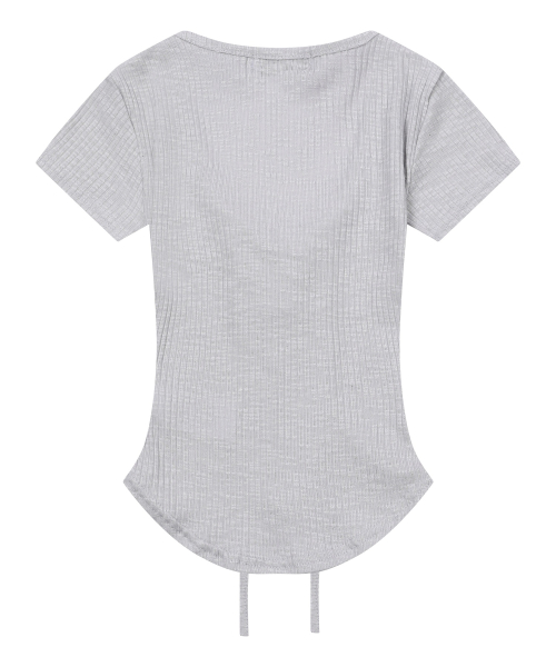 SARON EYELET LACE-UP SLIM FIT HALF T (3COLOR)