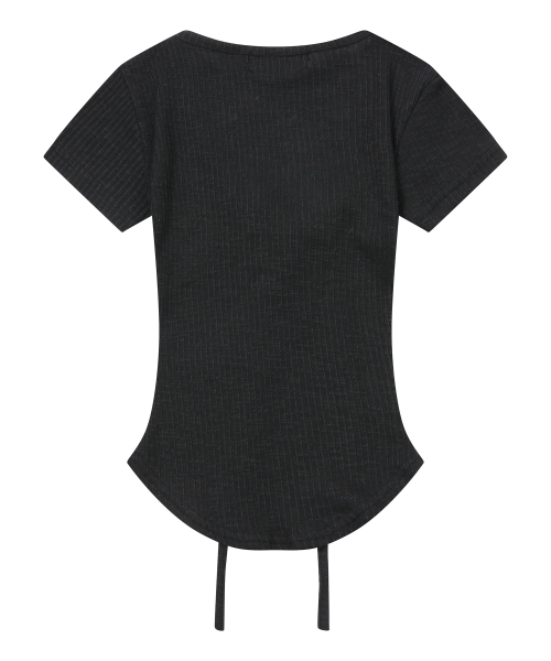 SARON EYELET LACE-UP SLIM FIT HALF T (3COLOR)