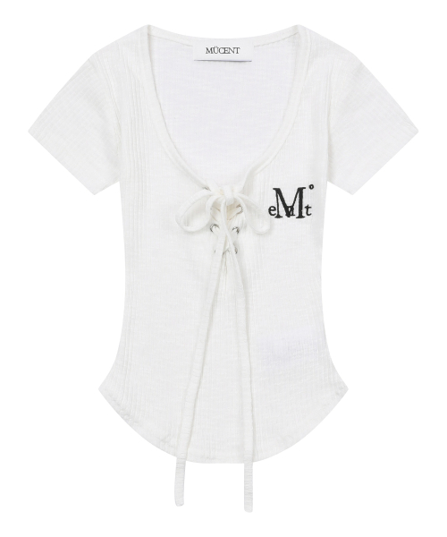 SARON EYELET LACE-UP SLIM FIT HALF T (3COLOR)