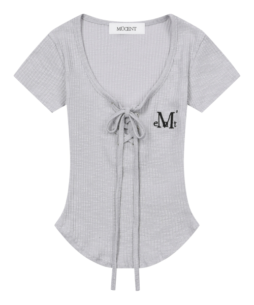 SARON EYELET LACE-UP SLIM FIT HALF T (3COLOR)