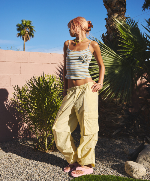 PARACHUTE CARGO PANTS LEMON