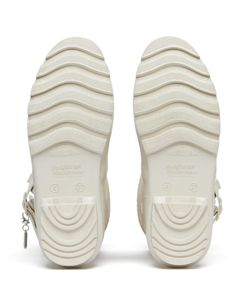 [× ILLIT] ORIGINAL RAIN BOOTS SHORT DOT - IVORY