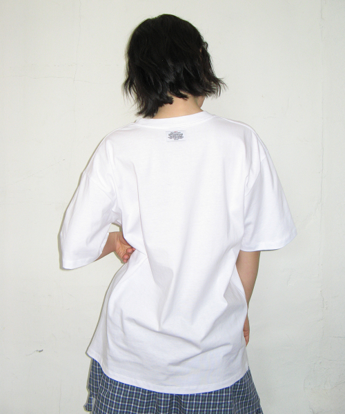 VINTAGE GRAPE OVER FIT T SHIRT WHITE