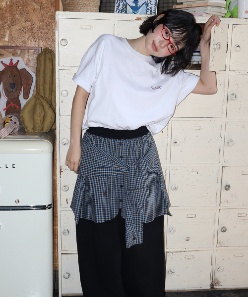 VINTAGE RASPBERRY OVER FIT T SHIRT WHITE