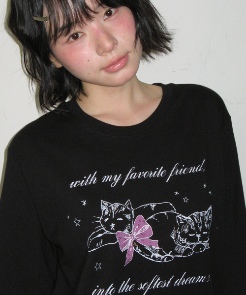 SOFTEST DREAM CAT LONG SLEEVE BLACK