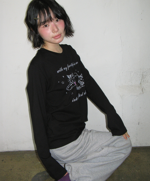 SOFTEST DREAM CAT LONG SLEEVE BLACK