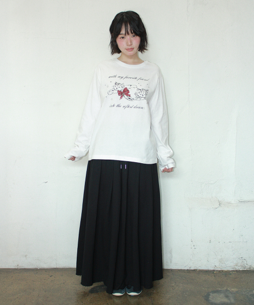 SOFTEST DREAM CAT LONG SLEEVE WHITE