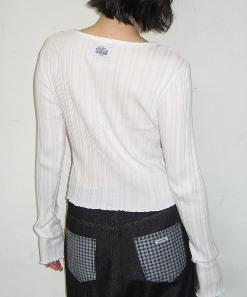 PLEATS SLIM FIT LONG SLEEVE WHITE